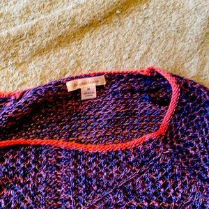 Knit airy  see pictures as need shirt underneath  relaxed fit